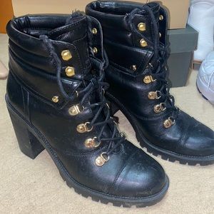Guess Lace Up Booties